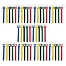 50pcs Nylon Fastening Cable Securing Straps Hooks Fastening Cable Ties
