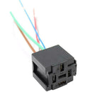 5Pcs 5 Pin DC 12V Automotive Car Wiring Harness Connector Relay Socket for Car