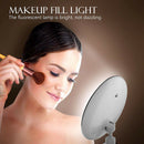 10x 360 Rotary Magnification Magnifying Makeup Mirror LED Fill Light Lighting