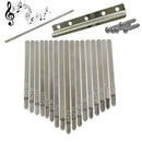 17-Key Kalimba Keyboard DIY Steel Keys Bridge Thumb Piano Music Replacement  Nw