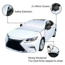 Universal Car Windshield Snow Cover, 81 x 59 Inch Windshield Frost Cover wi