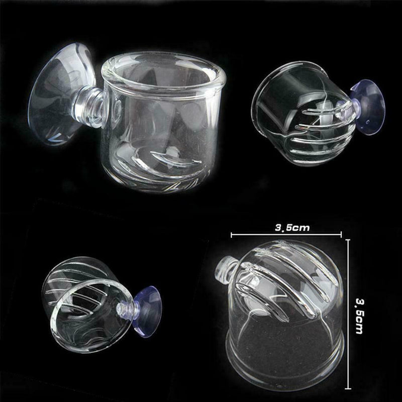 Aquarium/Fish Tank Holder Aquatic Plant Acrylic Cup Pet Container Pot Suppl K9S4
