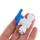 1/4'' Inline New Ball Valve Quick Connect Shut Off for RO Water ReverseOsmosES
