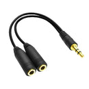 3.5mm Stereo Audio Male Female Y