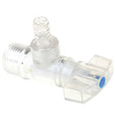 1pcs Transparent Plastic Faucet 4-Divided Triangle Valve Pagoda Head Water T JR