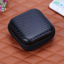 Square Shape Hard Protective Carry Storage Bag for Bluetooth Headset Cable