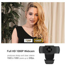 2MP USB Web Camera with Noise Canceling Mic 1080P Full HD Webcam for Computer