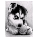 DIY Dog Diamond Painting Cross Stitch Kit Embroidery Home Decor Craft
