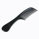 2 Pcs Hairstyle DIY Wide Tooth Plastic Curly Hair Care Handgrip Comb 9"