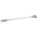 Stainless Steel Swizzle Stick Cocktail Stirrer w/ Spoon and Fork E3V8
