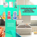 Multifunction DIY Sewing Machine Accessories Set w/Foot Tape Maker Awl Pins A