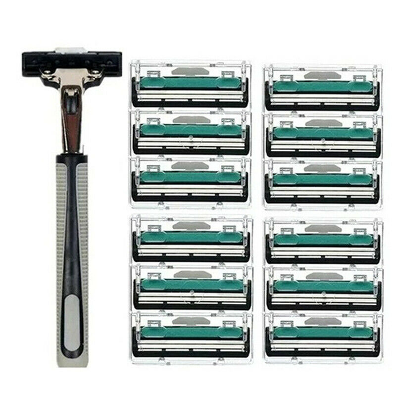 1/30PCS 2 Layers Quality Safety Razor Blades Manual Shaving Shaver Hair RemS Hn