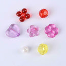 150pcs Mixed Children DIY Beads Set for Jewelry Making Accessory(Crystal 2)