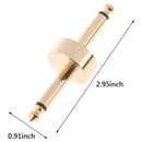 6.3mm Guitar Effects Connector Pedal Audio Adapter Guitar Accessories 1/4 inc BX