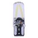 T10 Silica Gel Car LED Wedge DC 8-28V 1.5W White Lamp Bulb Night Reading Light