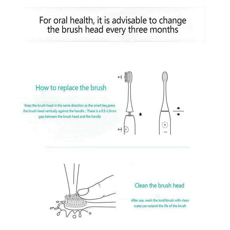 SmartSonic+ Sonic vibration electric toothbrush head, Electric toothbrush r K1Z2