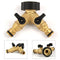 Washing Machine Faucet Nipple Y Valve Diverting Water Separator Garden Hose