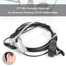 2Pin Acoustic Tube Headset Walkie Talkie Earpiece for Kenwood BaoFeng UV-5R