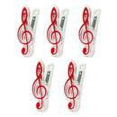 Portable Music Stationary Music Score Clip for Magazine 10 Pcs of Set