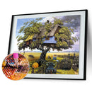 Square Drill 5D DIY Diamond Painting Tree House Embroidery Cross Stitch