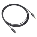 Black Audio Cable  Plug To MINI- 3.5mm Jack Adapter 1.5m