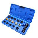 16pcs/set Tool For Spark Plug Thread Repair Kit Auto Vehicle Rethreading Steel