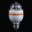 E27 3W RGB LED Rotating Party Light KTV Stage Disco Crystal Ball Screw Bulb Lamp