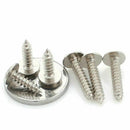 110x ASSORTED PIECE No. 6 8 10 STAINLESS FLANGE POZI PAN SELF TAPPING SCREW T8B1