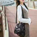 Planet Star Print Teenage Girls School Leather Backpack Women Shoulder Bag