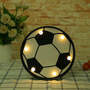 Football Style Warm White LED Table Lamp Children Bedroom Decor Night Light