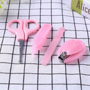 4pcs/set Mini Baby Nail Scissors Nail Care Practical Clipper Trimmer Clip