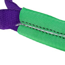 2" Wide 2-Ply Strong Polyester Web Sling Lift Tow Strap Heavy Duty 4400 LBS