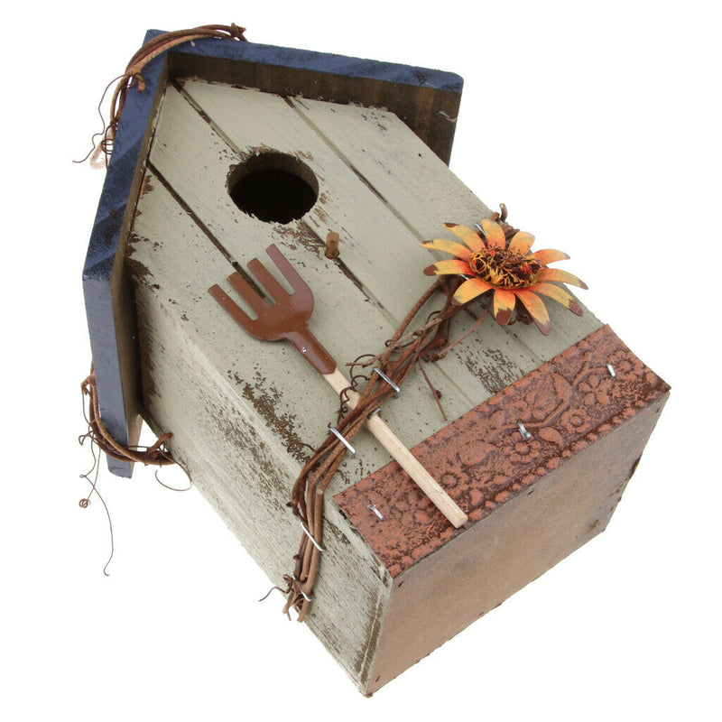 2pcs Wooden Bird House, Birdnest, Bird House Feeder, Weatherproof Country House