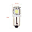 10PCS T11 BA9S 5050 5-SMD LED White Light Bulb Car 12V Lamp T4W 3886X H6W 363