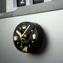 Mute Refrigerator Magnets Souvenir Digital Self Adhesive Wall Clock Fridge