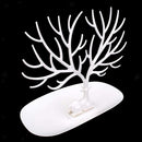 Modern Deer Horn Stand Jewelry Earring Necklace Ring Show Rack Holder White