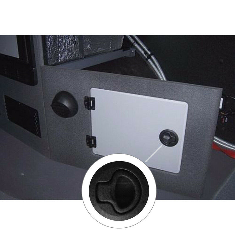 4 Pieces Boat 2'' Locking Nylon Flush Pull Slam Latch Hatch Lift