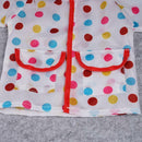 Rainbow Dot Raincoat Hat Clothes for 18in Girl Our Generation_Doll