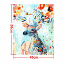 Paint By Numbers-DIY Digital Canvas Oil Painting Home Decoration Deer GN