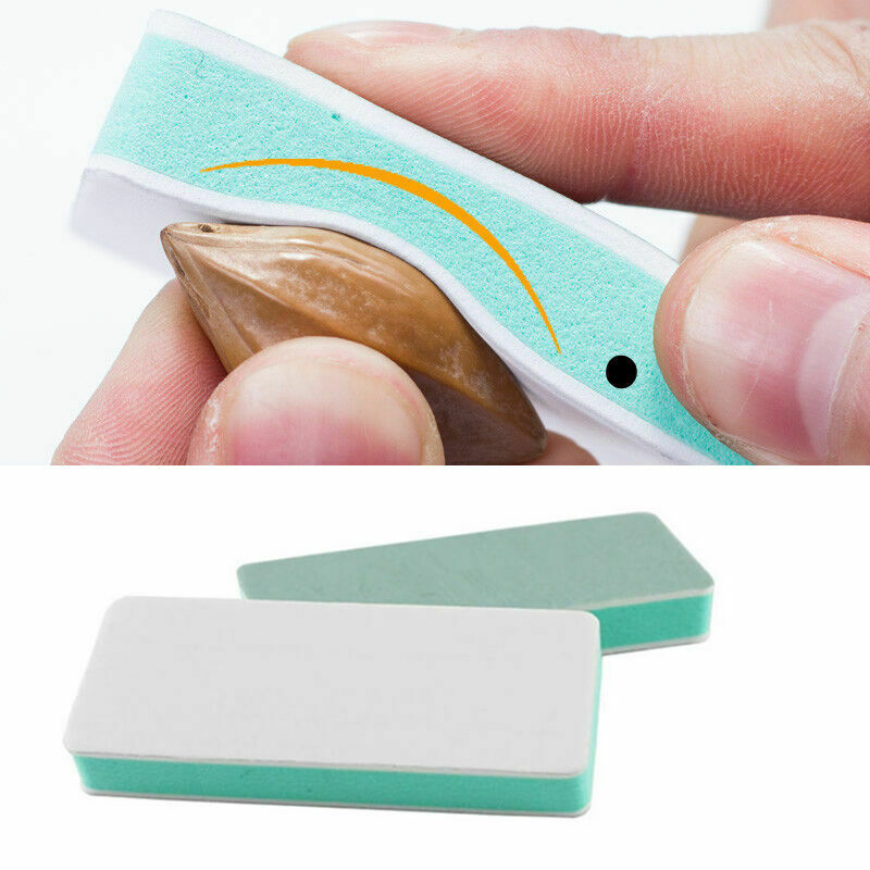 Profeional Women's 2 WAY NAIL FILE BUFFER Polishing Block ArtSmooth Shine D D3D9
