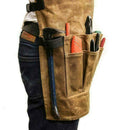 Multifunction Apron Collector Waxed Canvas Work Apron Unisex Waterproof P0N9