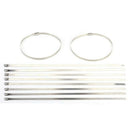 Exhaust Tube Thermal Insulation Collector Tape Motorcycle ATV Tractor Trimm S3P4