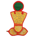 Portable Bells Vajry Pestle Jacquard Bags Tibetan Buddhism Accessory 18cm