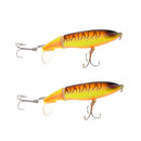 2 pcs 13g/10cm Whopper Popper Artificial Bionics Topwater Fishing Lure Baits