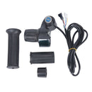 Electric Bike Half Wrist Throttle Grip Handle LED Digital Voltage BatteryDisp OZ