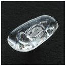 25 Pairs Silicone Eyeglass Nose Pads Oval Push On