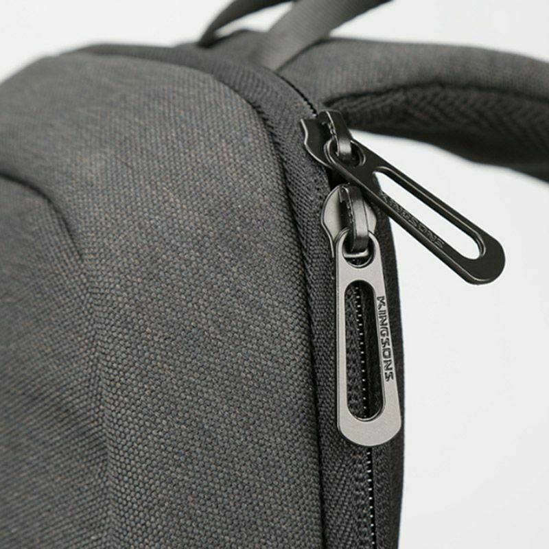 Kingsons USB Chest Bag Men Crossbody Bags Small Shoulder Bag For Male Bicyc T5O1