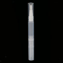 5x Empty Tube with Brush Mini Vials for Eyelash Serum Castor Oil, Nail Polish &