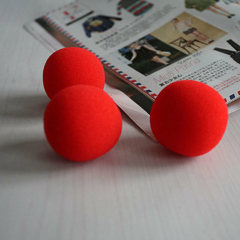 Close-Up Magic Street Classical Comedy Trick Soft Red Sponge Ball OZ