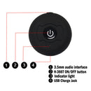 Black Wireless Multi Points Bluetooth Audio Transmitter Splitter Music Adapter